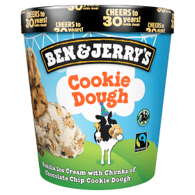 BEN&JERRY'S Lody waniliowe z kawałkami ciastek i czekolady Cookie Dough w kubku 465 ml