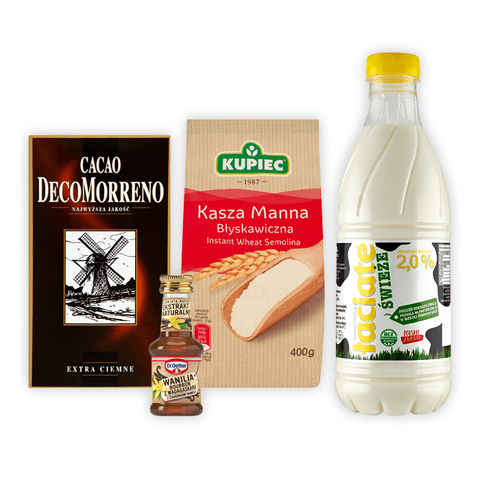 Czekoladowa kasza manna