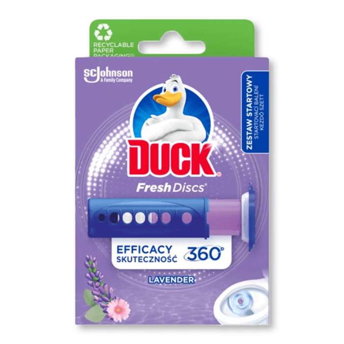 DUCK FRESH DISCS Żelowy krążek do toalety Lavender 36ml