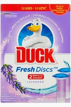 DUCK FRESH DISCS Zapas krążka żelowego do toalety Lavender 2szt. 72ml