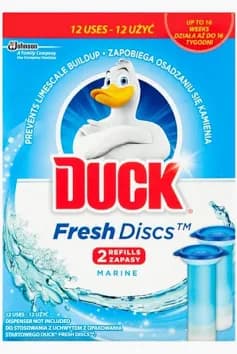 DUCK FRESH DISCS Zapas krążka żelowego do toalety Marine 2szt. 72ml