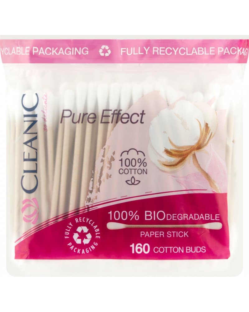 CLEANIC PURE EFFECT Patyczki higieniczne 160 szt.