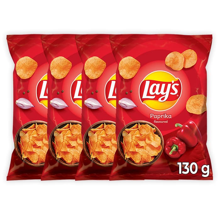Zestaw Lay's paprykowe 130g x4