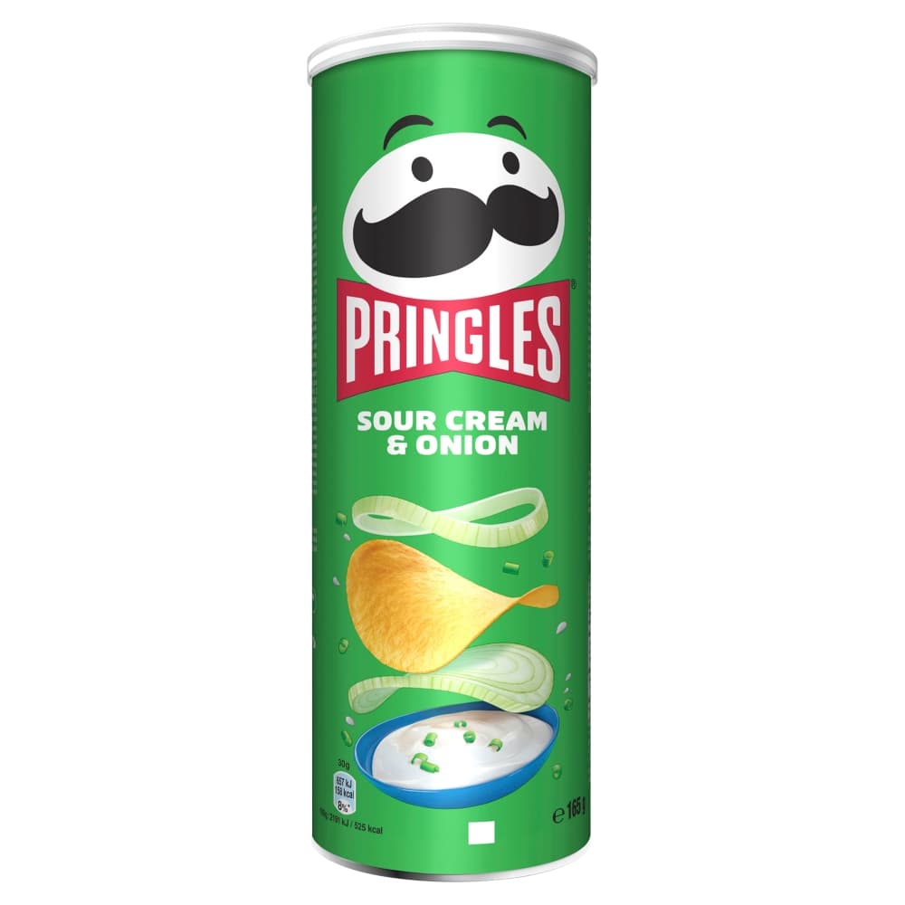 PRINGLES Chipsy o smaku śmietanowo-cebulowym 165g
