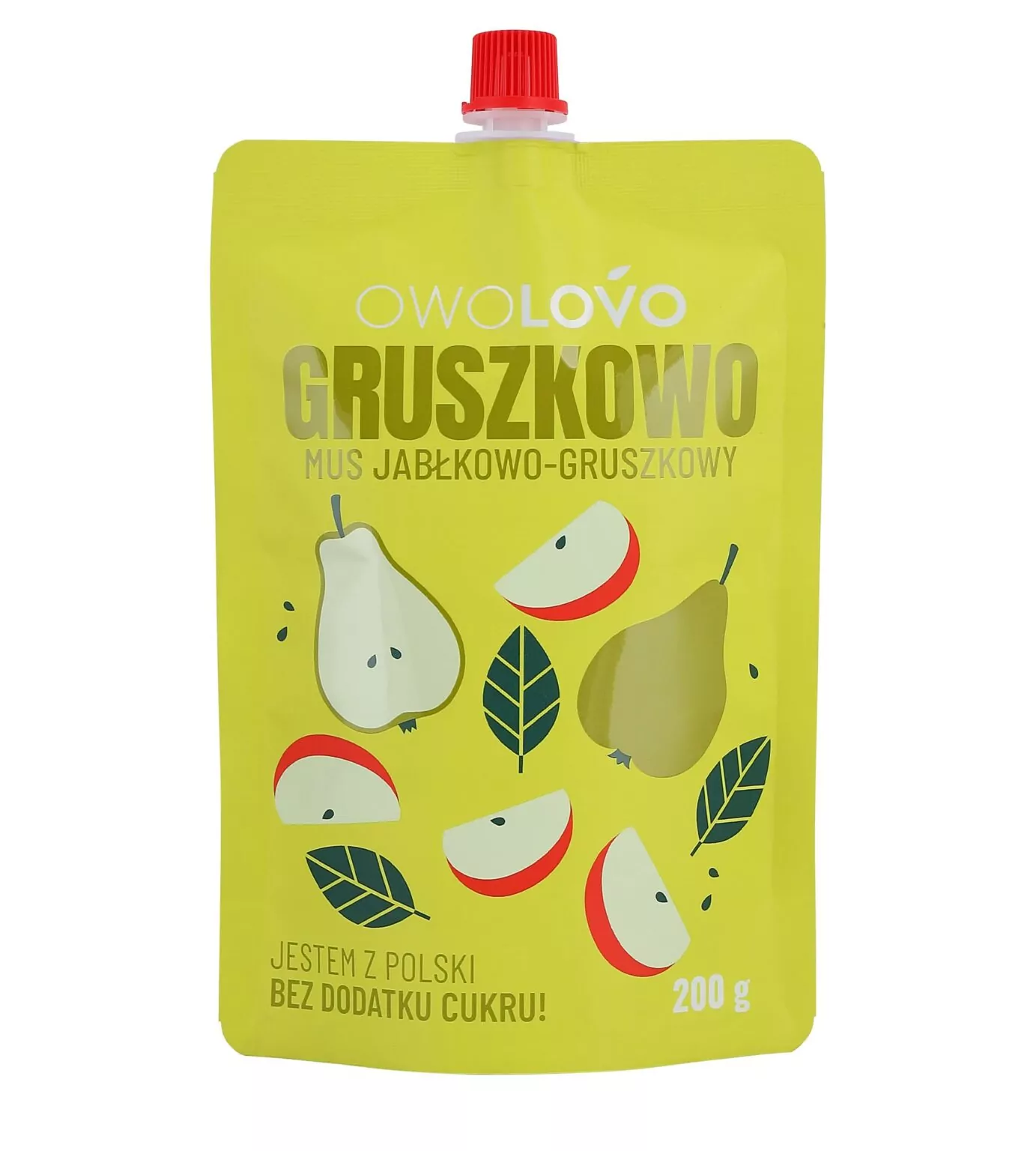 OWOLOVO Mus jabłkowo-gruszkowy 200g