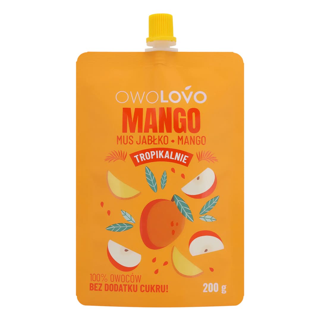 OWOLOVO Mus jabłko-mango 200g