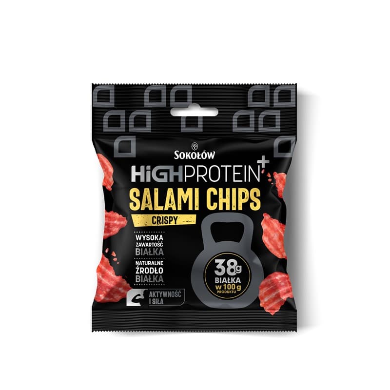 SOKOŁÓW CHRUP'US Chipsy salami klasyczne 25 g