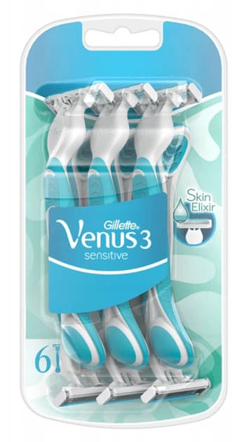 GILLETTE VENUS 3 SENSITIVE Maszynka do golenia 6 szt.