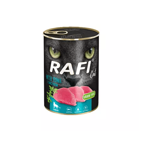 RAFI CAT Karma bezzbożowa dla kotów z tuńczykiem 400g