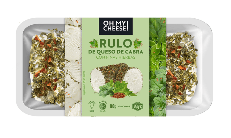 OH MY CHEESE Ser kozi z ziołami roladka 100 g
