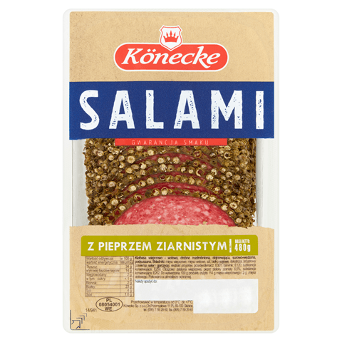 KONECKE Salami z pieprzem ziarnistym 480 g