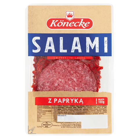 KONECKE Salami z papryką 100 g
