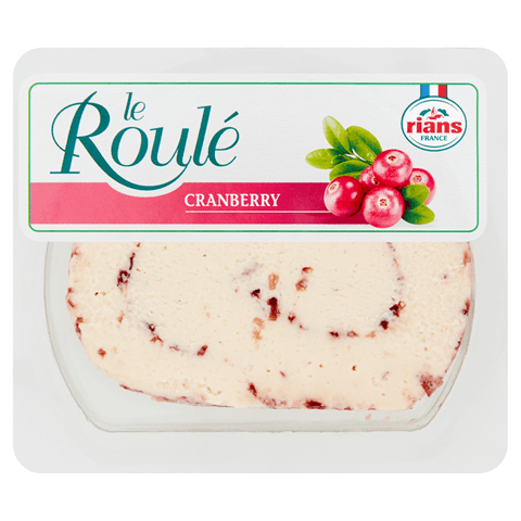 RIANS LE ROULÉ Ser śmietankowy z żurawiną 125 g