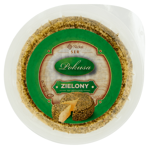 POKUSA Ser półtwardy zielony okrągły 350 g