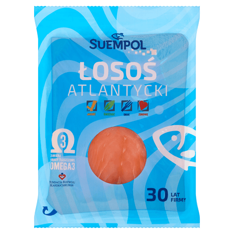SUEMPOL Łosoś atlantycki wędzony 200 g