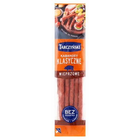TARCZYŃSKI Kabanosy wieprzowe klasyczne 300 g