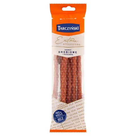 TARCZYŃSKI Kabanosy drobiowe ekstra 130 g