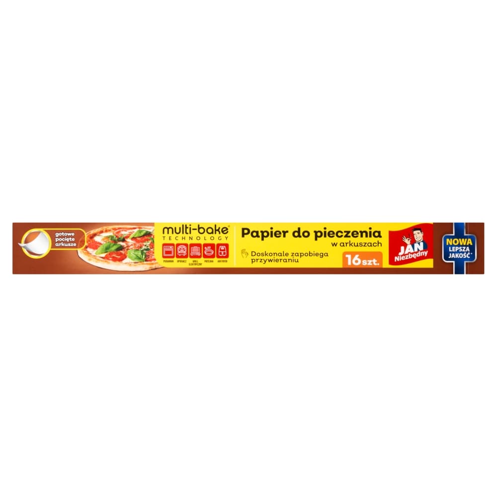 JAN NIEZBĘDNY Papier do pieczenia w arkuszach 16 szt.