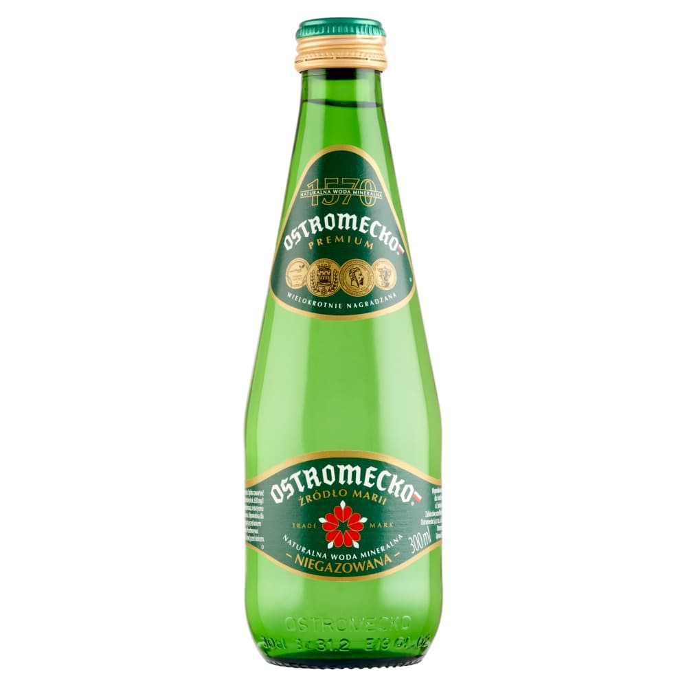OSTROMECKO Woda mineralna niegazowana (szkło) 300ml