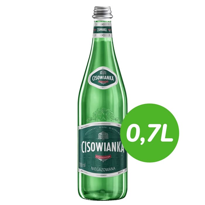 CISOWIANKA Woda mineralna niegazowana (szkło) 700ml