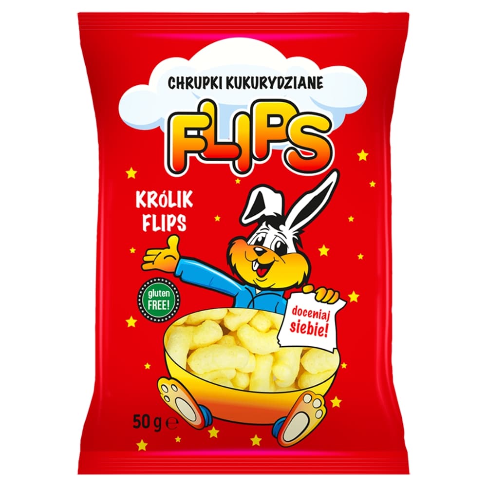 FLIPS Chrupki kukurydziane bezglutenowe 50g