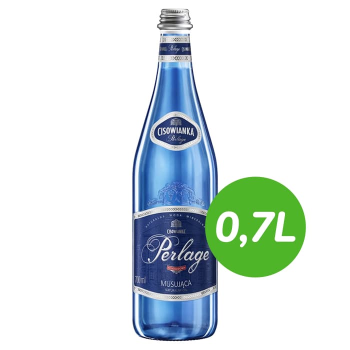 CISOWIANKA PERLAGE Woda mineralna musująca (szkło) 700ml