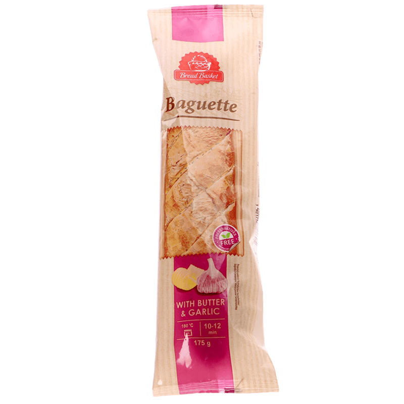 BREAD BASKET Bagietka z masłem czosnkowym 175g