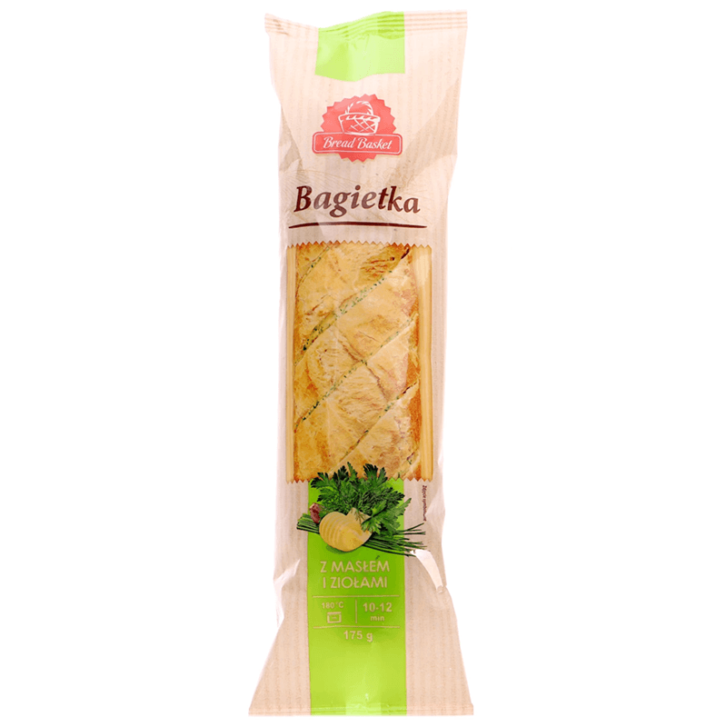 BREAD BASKET Bagietka z masłem ziołowym 175g