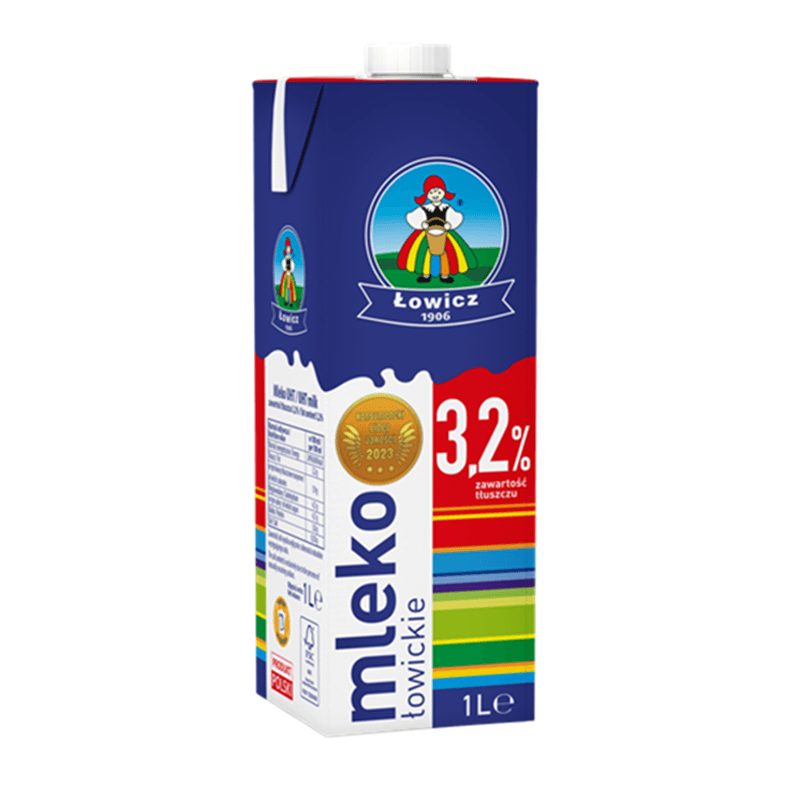 ŁOWICZ Mleko łowickie 3,2% UHT 1000 ml