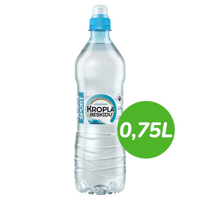 KROPLA BESKIDU Woda niegazowana sport 750 ml