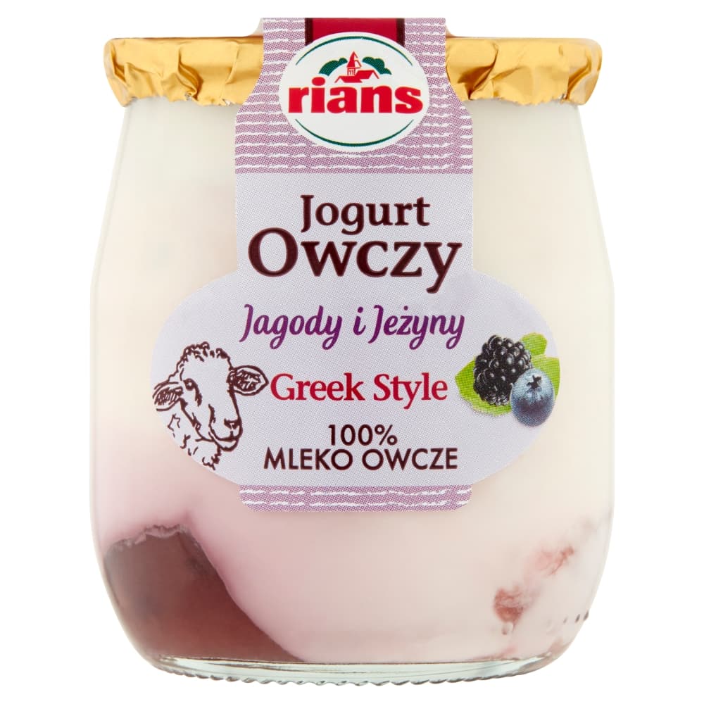 RIANS Jogurt owczy jagodowo-jeżynowy 115 g
