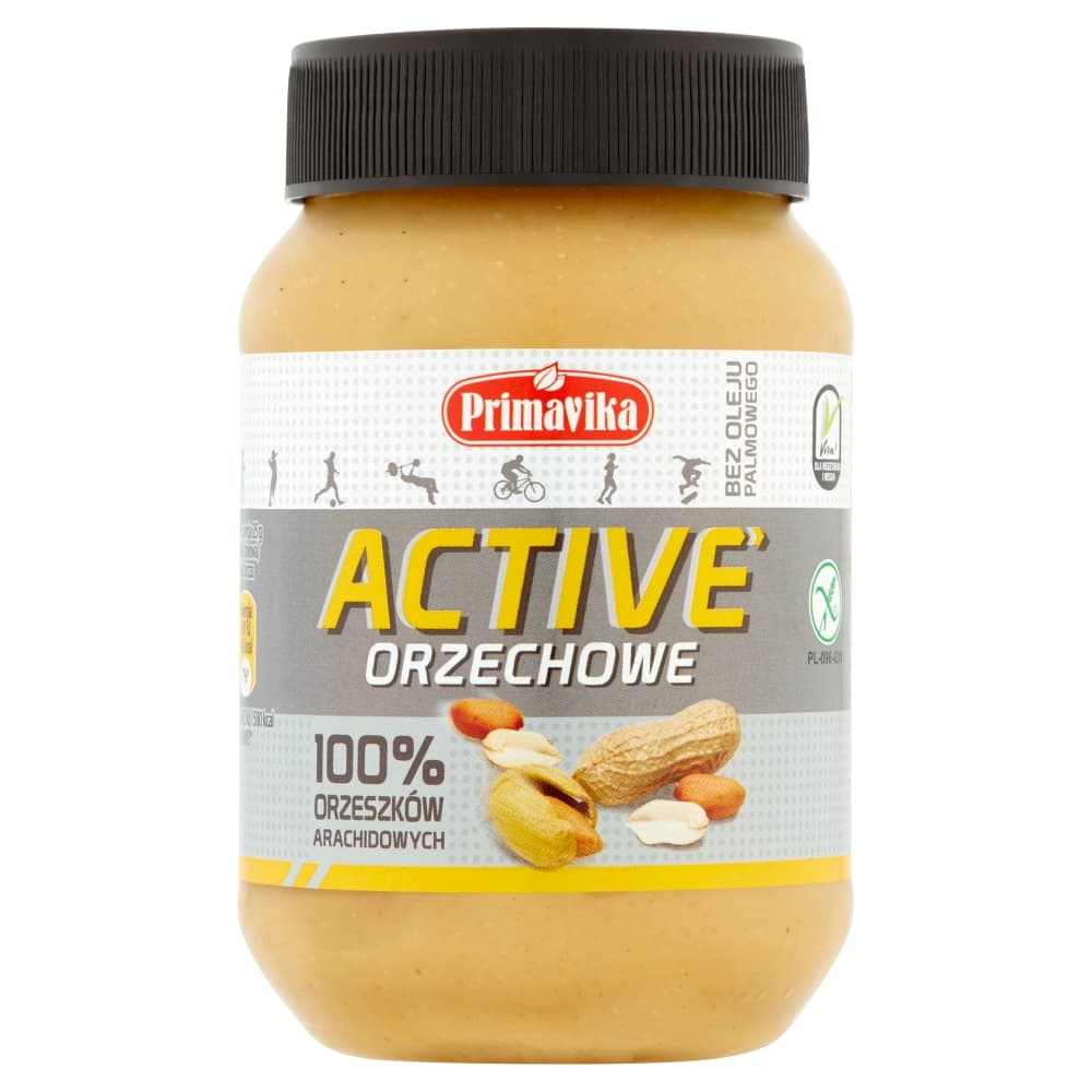 PRIMAVIKA Masło orzechowe Active 470 g