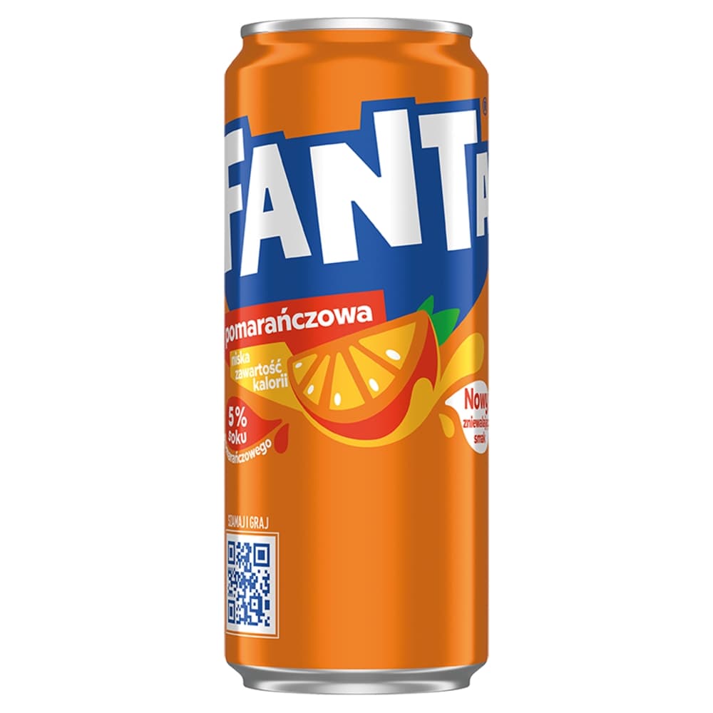 FANTA Napój gazowany o smaku pomarańczowym 330 ml