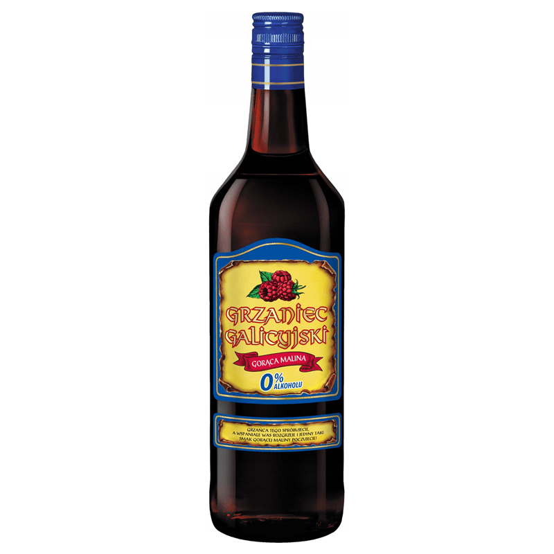 GRZANIEC GALICYJSKI Wino malinowe bezalkoholowe 1000 ml