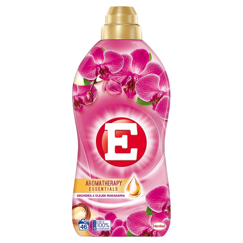E AROMATHERAPY ESSENTIALS Płyn do zmiękczania tkanin orchidea & olejek makadamia 1012 ml