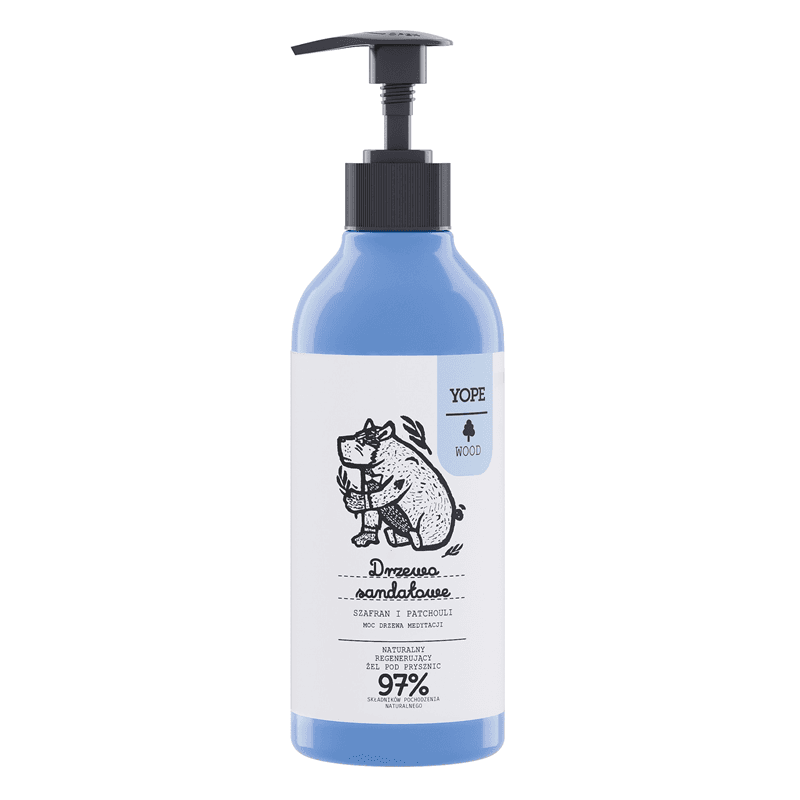YOPE Naturalny żel pod prysznic drzewo sandałowe 400 ml
