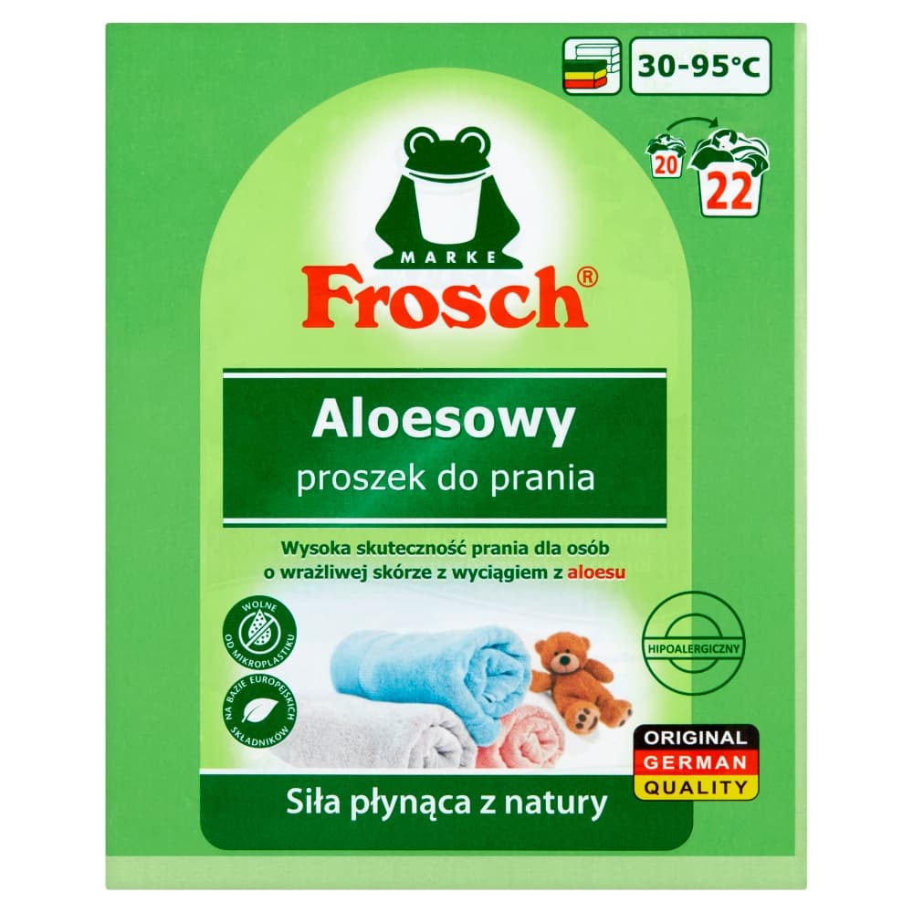 FROSCH Proszek do prania aloesowy 1450 g