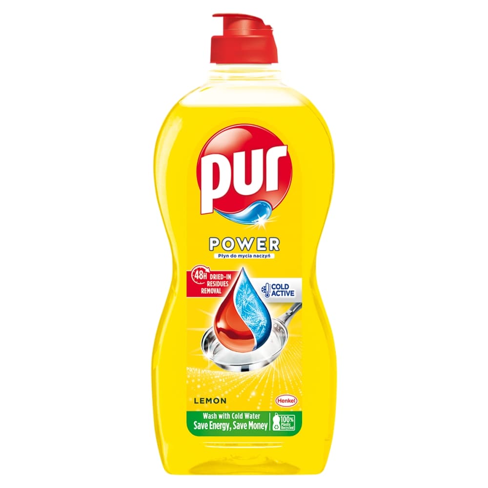 PUR Płyn do mycia naczyń cytrynowy 450 ml