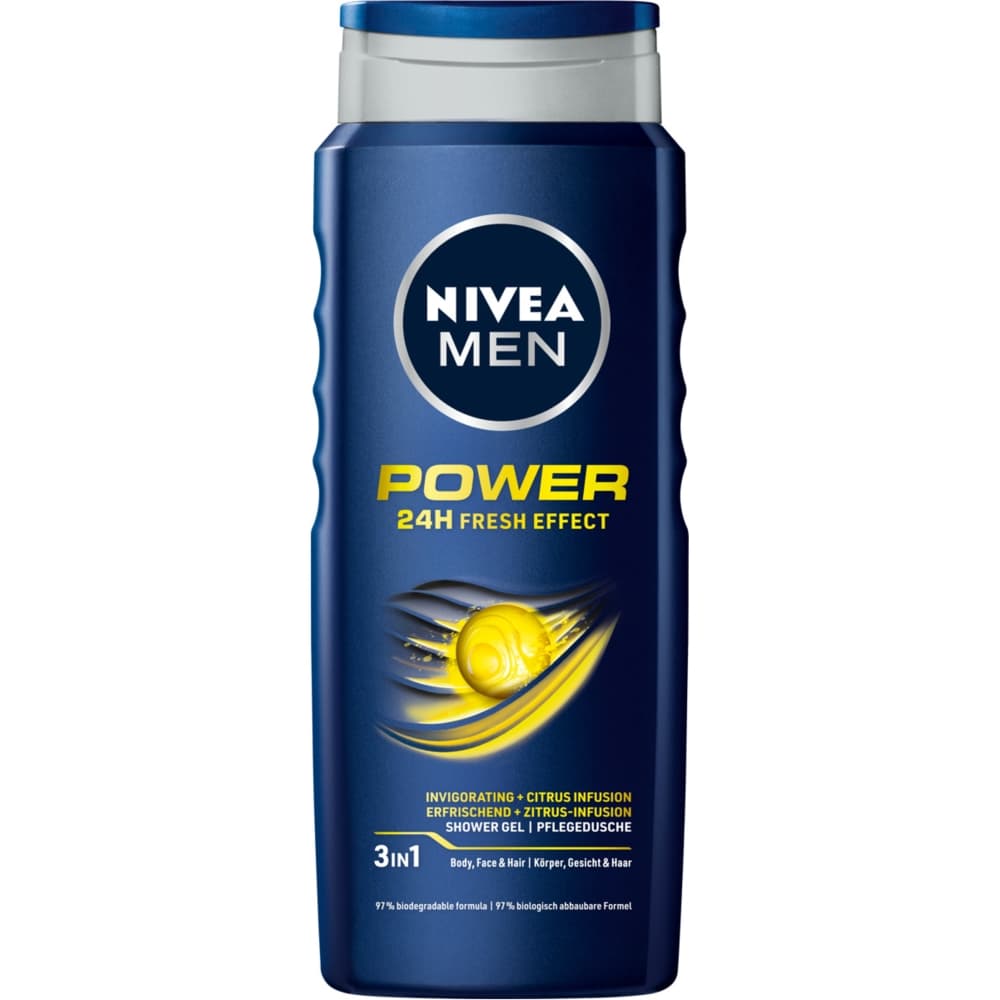 NIVEA MEN Żel pod prysznic dla mężczyzn Fresh Effect 500 ml