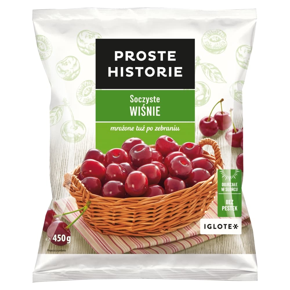 PROSTE HISTORIE Soczyste wiśnie bez pestek 450 g