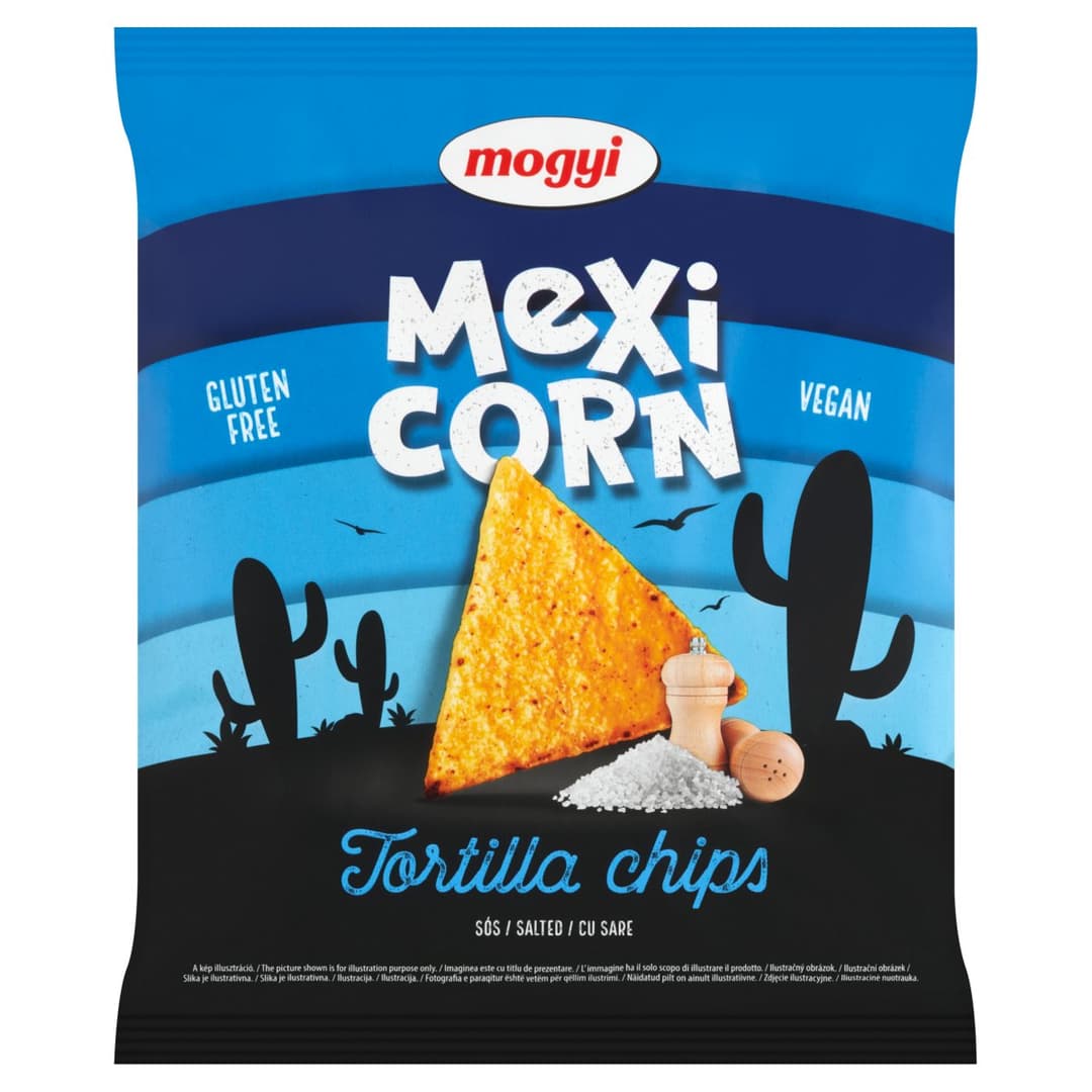 MOGYI MEXICORN Tortilla chipsy solone 90 g