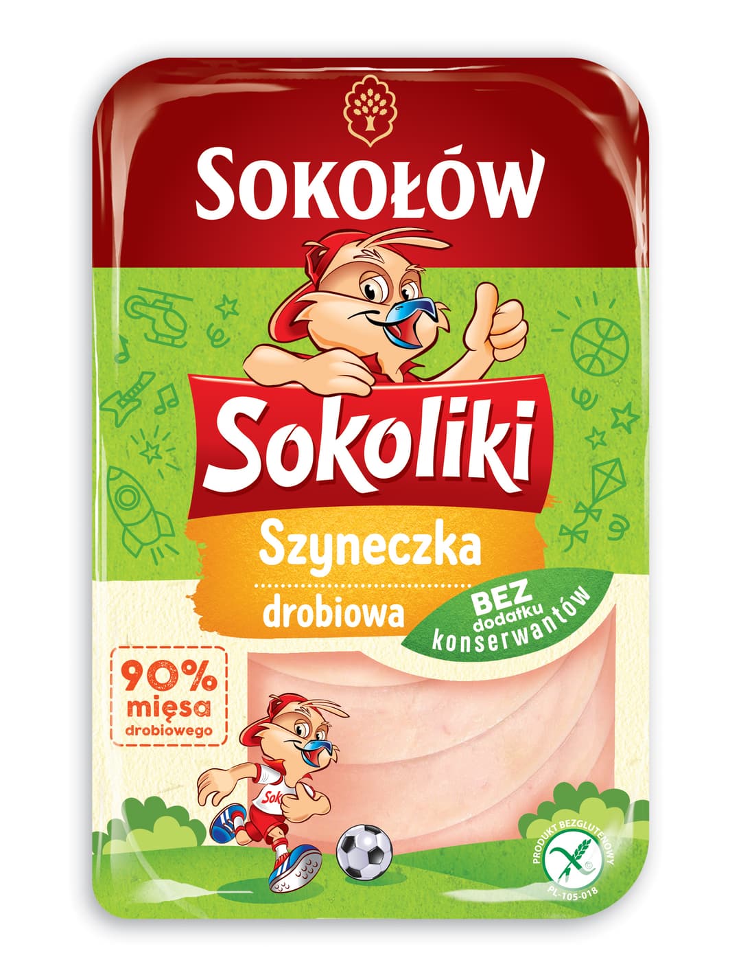 SOKOŁÓW SOKOLIKI Szyneczka drobiowa 100 g