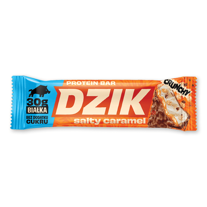 DZIK Baton proteinowy o smaku karmelowym 70 g