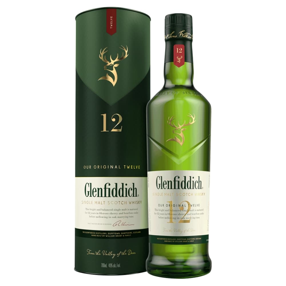 GLENFIDDICH Single Malt Scotch Whisky 40% 700 ml