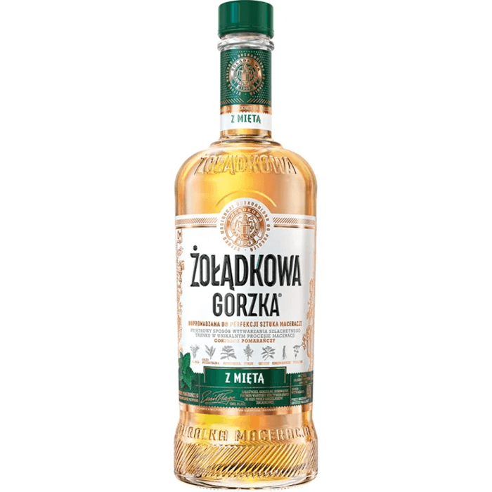 ŻOŁĄDKOWA GORZKA Napój spirytusowy z miętą 500 ml
