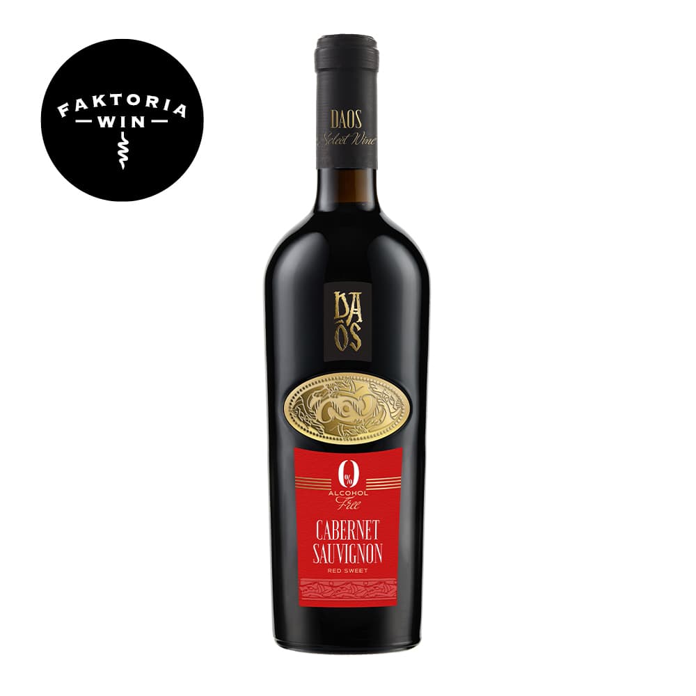 DAOS Wino bezalkoholowe Cabernet Sauvignon 0% czerwone słodkie 750 ml