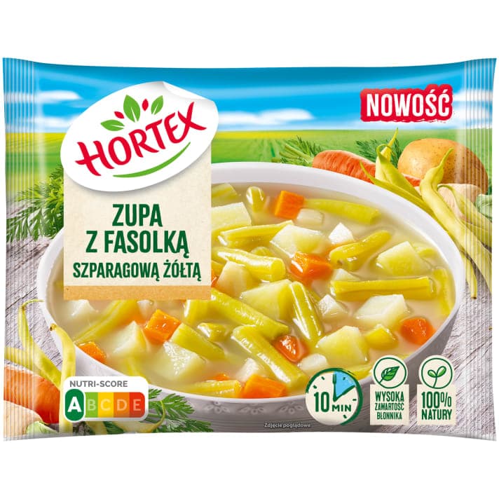 HORTEX Zupa z żółtą fasolką szparagową 450 g