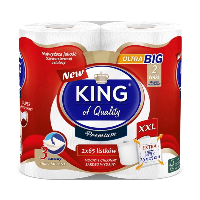 KING Ręcznik papierowy Ultra Big 2 szt.