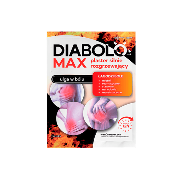 DIATHER Diabolo max plaster silnie rozgrzewający 1 szt.