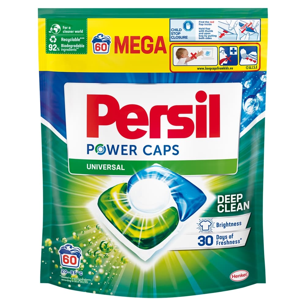 PERSIL POWER CAPS Kapsułki do prania Universal 60 szt.